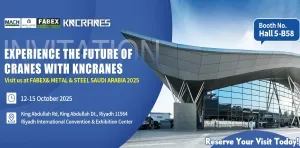 Kncranes صمیمانه شما را برای حضور در Fabex & Metal & Steel Saudi Arabia 2025 ...